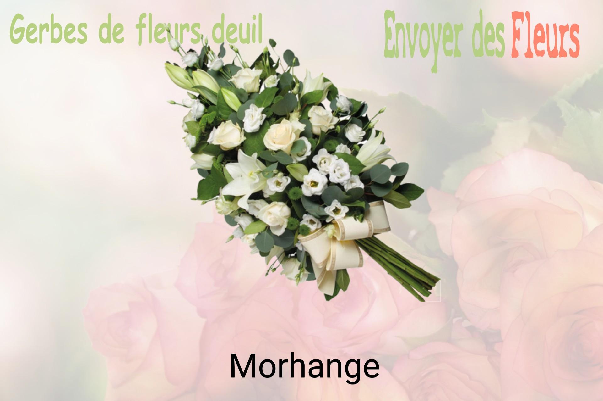 Gerbe de fleurs de deuil livrée à Morhange